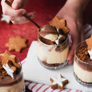 Parfe sa lešnikom i cimetom