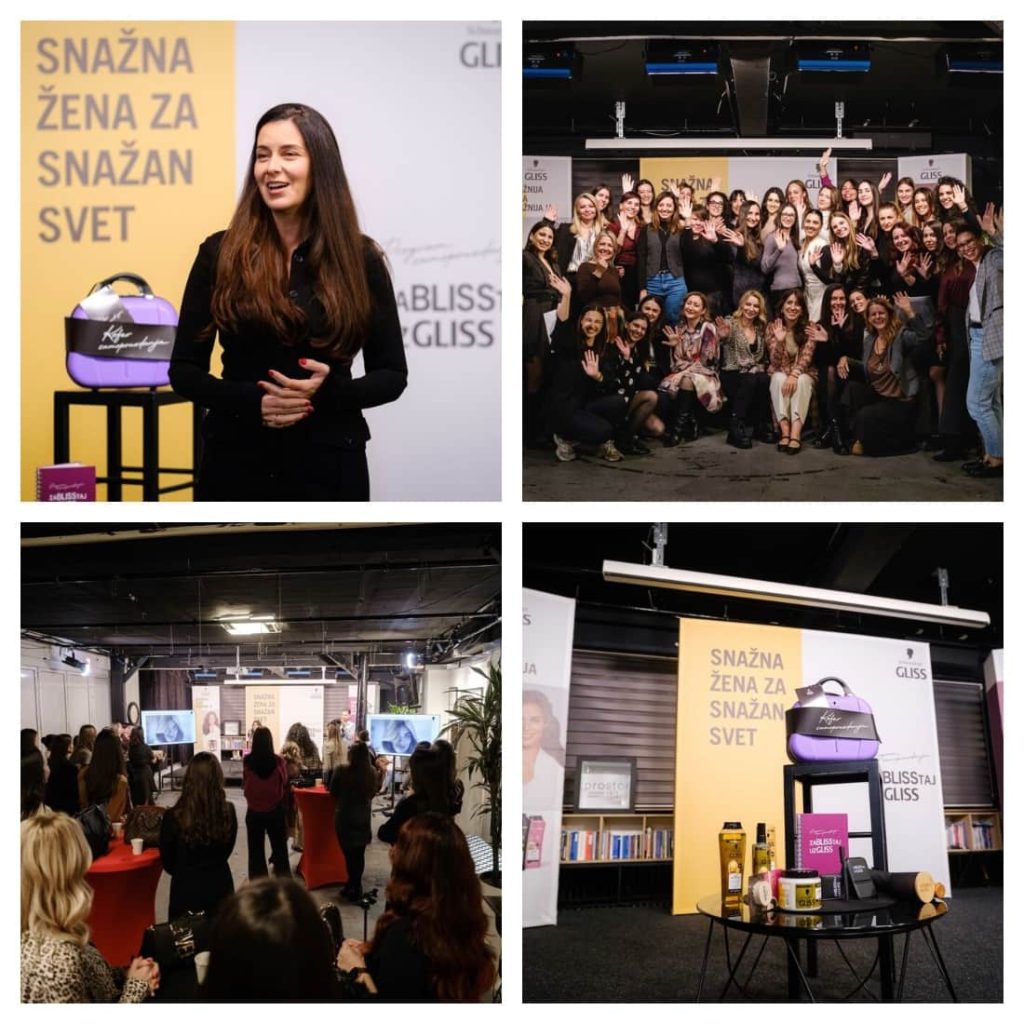 Ovako je izgledao Schwarzkopf Gliss program samopouzdanja 2025 Schwarzkopf Gliss program samopouzdanja 2025