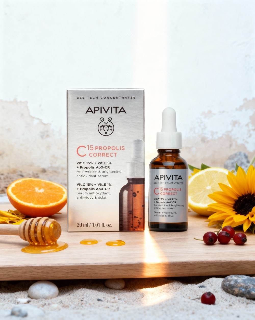 apivita beetech koncentrati serum c15 propolis