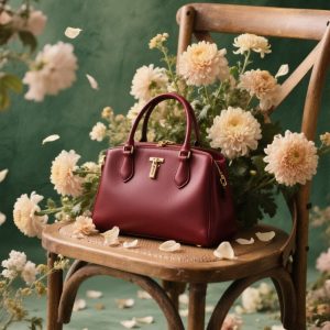 Burgundy torba