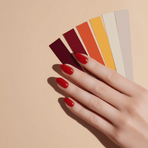 crveni nokti manikir beauty trendovi moda